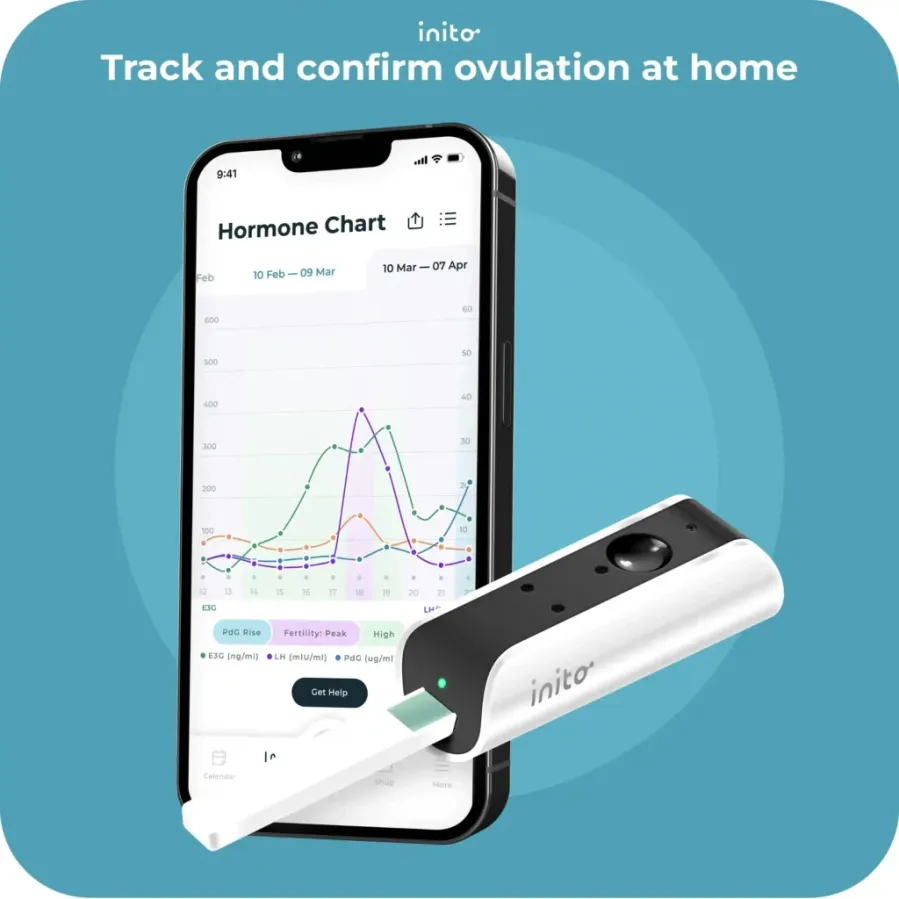 Track and confirm ovulation with Inito