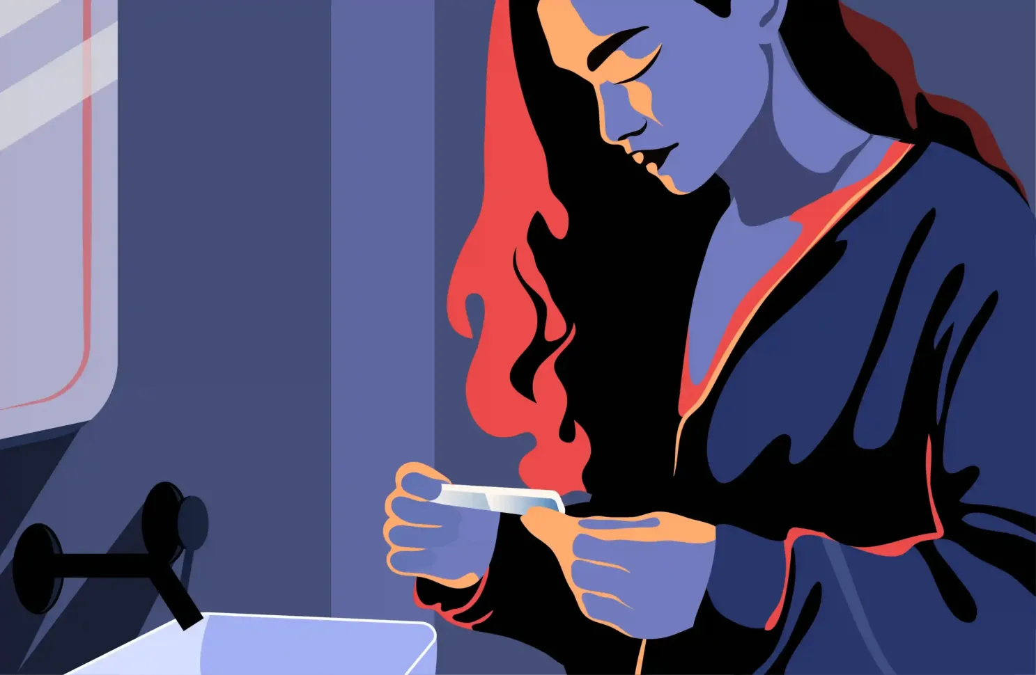 can you take a pregnancy test at night